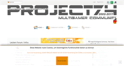 Desktop Screenshot of project74.de