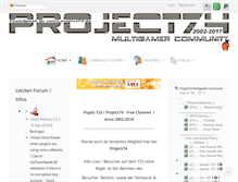 Tablet Screenshot of project74.de